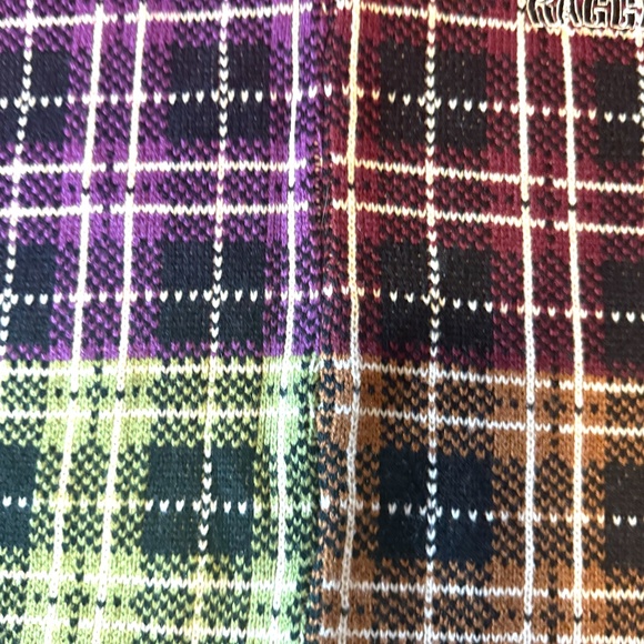 The Ragged Priest Anarchy checkered plaid oversized jacquard sweater NWOT - Picture 7 of 11